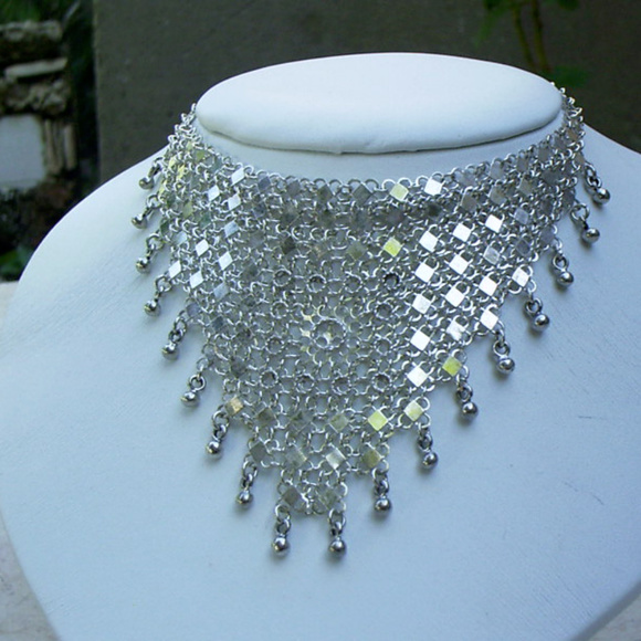 Sterling silver authentic Yemen necklace.